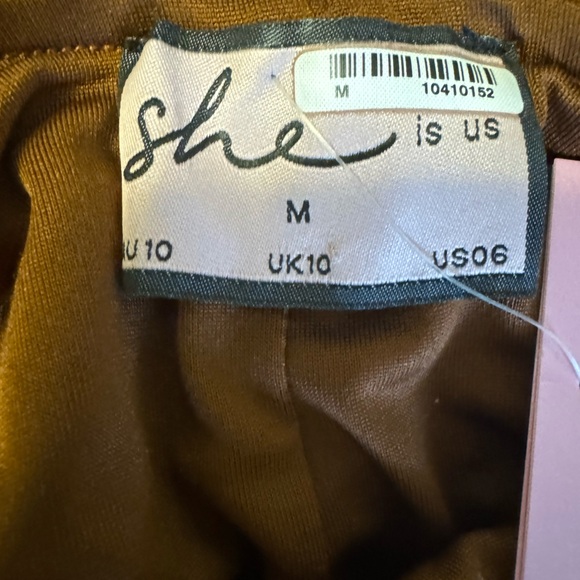 Runaway the Label | Slinky Slip Dress in Cinnamon | Size M - Picture 4 of 9